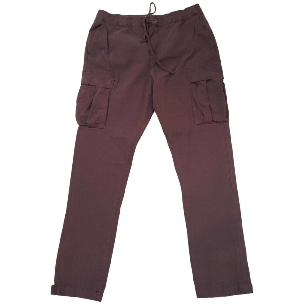 Pacsun ~Woman Size L~ Brown Elastic Cargo Pants.
